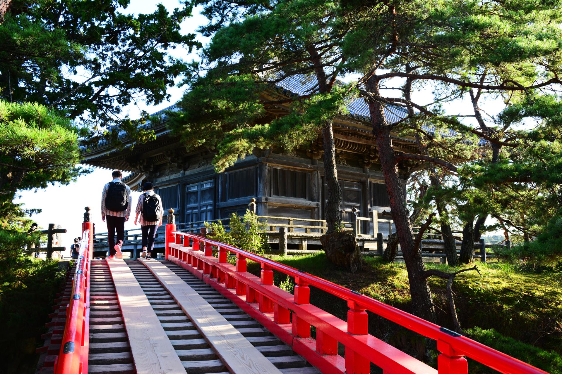 Bridge To Zuigan Ji Godai Do, Matsushima, Miyagi, Japan.